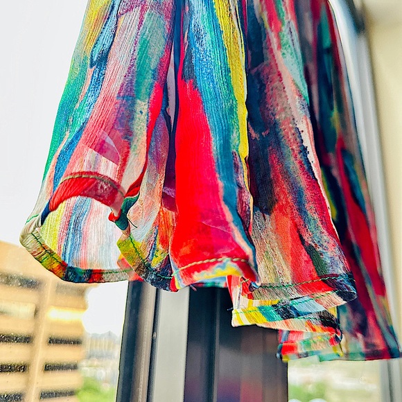 NWOT | Jack by BB Dakota Kenya Multi Print Dress - Picture 5 of 7